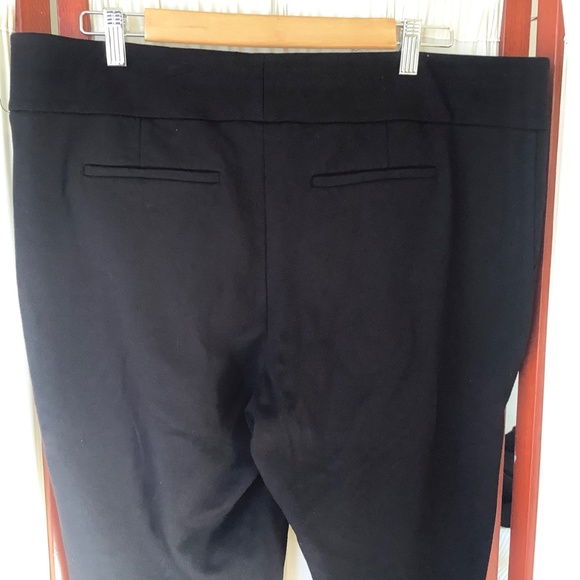 Vince Camuto Womens Dress Career Work Pants Black With Stretch Size 16 - Picture 4 of 5